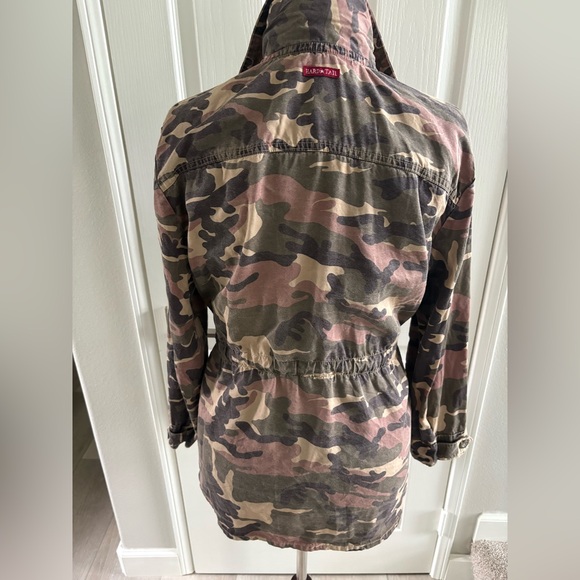 Hard Tail -Green and Brown Utility Jacket with Drawstring Waist-size L - Picture 7 of 7